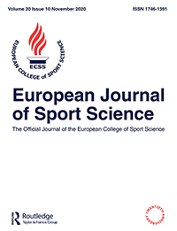 Cover image for European Journal of Sport Science, Volume 20, Issue 10, 2020