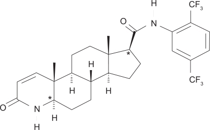 Figure 1 Dutasteride chemical structure.
