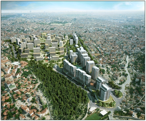 Figure 5. Sarigol housing area redevelopment project modelling (GOPAS, 2015).