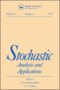 Cover image for Stochastic Analysis and Applications, Volume 19, Issue 2, 2001