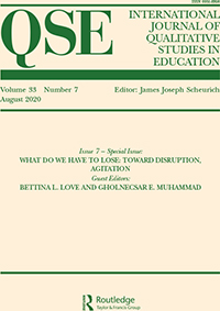 Cover image for International Journal of Qualitative Studies in Education, Volume 33, Issue 7, 2020