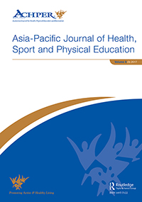 Cover image for Curriculum Studies in Health and Physical Education, Volume 8, Issue 3, 2017