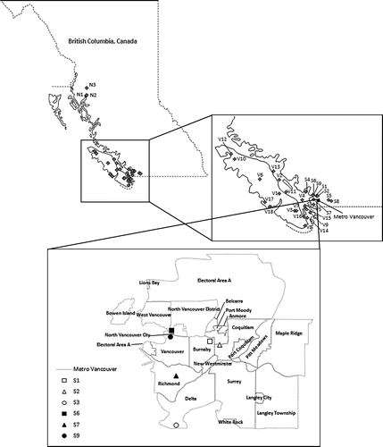 Figure 3. Location of the 30 meteorological stations used for the analysis.