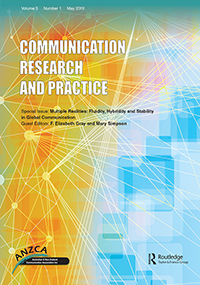 Cover image for Communication Research and Practice, Volume 5, Issue 1, 2019