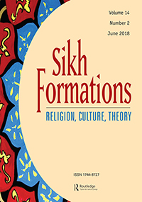 Cover image for Sikh Formations, Volume 14, Issue 2, 2018