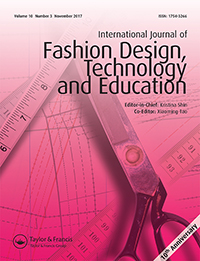 Cover image for International Journal of Fashion Design, Technology and Education, Volume 10, Issue 3, 2017