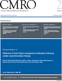 Cover image for Current Medical Research and Opinion, Volume 36, Issue 2, 2020