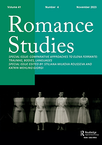 Cover image for Romance Studies, Volume 41, Issue 4, 2023