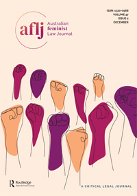 Cover image for Australian Feminist Law Journal, Volume 47, Issue 2, 2021