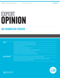 Cover image for Expert Opinion on Therapeutic Patents, Volume 26, Issue 6, 2016