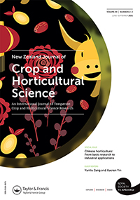 Cover image for New Zealand Journal of Crop and Horticultural Science, Volume 49, Issue 2-3, 2021