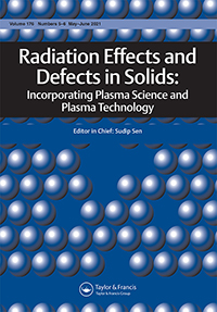 Cover image for Radiation Effects and Defects in Solids, Volume 176, Issue 5-6, 2021