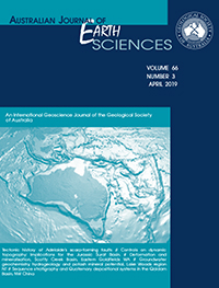 Cover image for Australian Journal of Earth Sciences, Volume 66, Issue 3, 2019