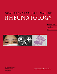Cover image for Scandinavian Journal of Rheumatology, Volume 51, Issue 6, 2022