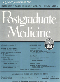 Cover image for Postgraduate Medicine, Volume 4, Issue 5, 1948