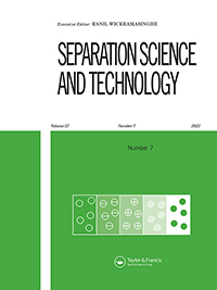 Cover image for Separation Science and Technology, Volume 57, Issue 7, 2022