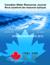 Cover image for Canadian Water Resources Journal / Revue canadienne des ressources hydriques, Volume 43, Issue 1, 2018