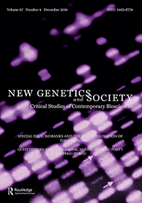 Cover image for New Genetics and Society, Volume 37, Issue 4, 2018