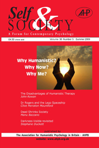 Cover image for Self & Society, Volume 36, Issue 5, 2009