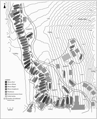 Figure 17. Sitemap of Balla Tumuka settlement.