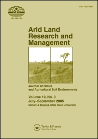 Cover image for Arid Land Research and Management, Volume 31, Issue 1, 2017