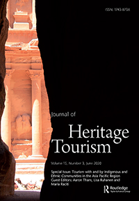 Cover image for Journal of Heritage Tourism, Volume 15, Issue 3, 2020