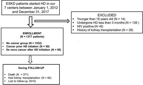 Figure 1. Flow diagram of the study inclusion and exclusion process.