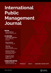 Cover image for International Public Management Journal, Volume 22, Issue 4, 2019