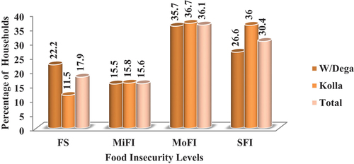 Figure 3. Household’s status of food security (experience-based measure).