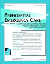 Cover image for Prehospital Emergency Care, Volume 20, Issue 2, 2016