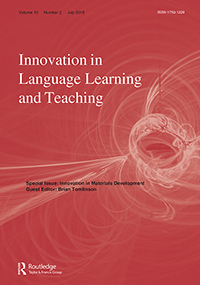 Cover image for Innovation in Language Learning and Teaching, Volume 10, Issue 2, 2016