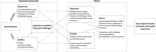 Figure 3. Results interpreted through Lazarus and Folkman (Citation1984) stress model.