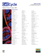 Cover image for Cell Cycle, Volume 9, Issue 13, 2010