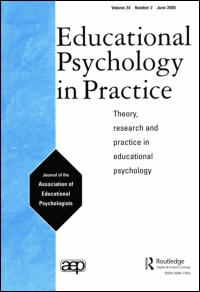 Cover image for Educational Psychology in Practice, Volume 13, Issue 4, 1998