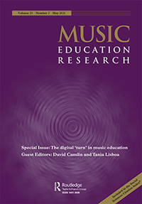 Cover image for Music Education Research, Volume 23, Issue 2, 2021