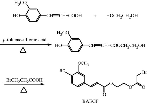 Figure 1. Synthesis of BAEGF.