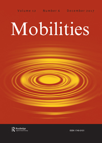 Cover image for Mobilities, Volume 12, Issue 6, 2017