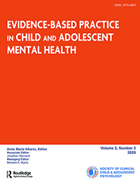 Cover image for Evidence-Based Practice in Child and Adolescent Mental Health, Volume 5, Issue 3, 2020