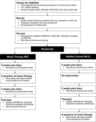 Figure 1 Flow diagram of MUSIQOLS study.