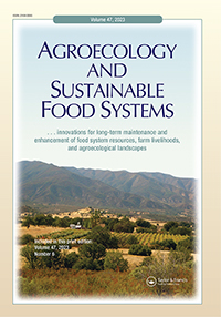 Cover image for Agroecology and Sustainable Food Systems, Volume 47, Issue 6, 2023