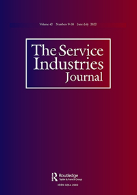 Cover image for The Service Industries Journal, Volume 42, Issue 9-10, 2022