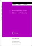 Cover image for British Journal for the History of Philosophy, Volume 7, Issue 3, 1999