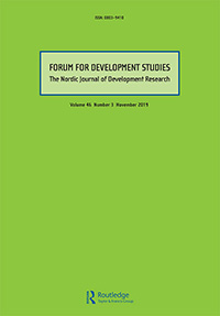 Cover image for Forum for Development Studies, Volume 46, Issue 3, 2019