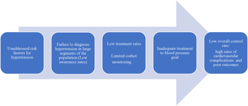 Figure 1 Paradigm of hypertension in resource-limited settings.