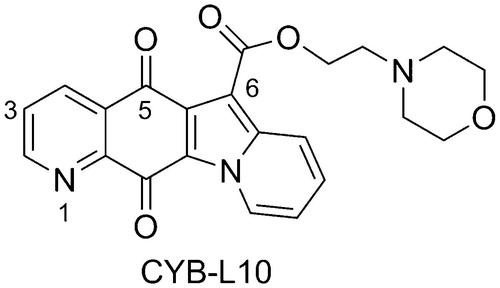 Figure 1. Chemical structure of CYB-L10.