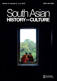 Cover image for South Asian History and Culture, Volume 10, Issue 3, 2019
