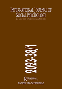 Cover image for International Journal of Social Psychology, Volume 38, Issue 1, 2023