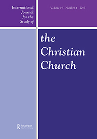 Cover image for International Journal for the Study of the Christian Church, Volume 19, Issue 4, 2019