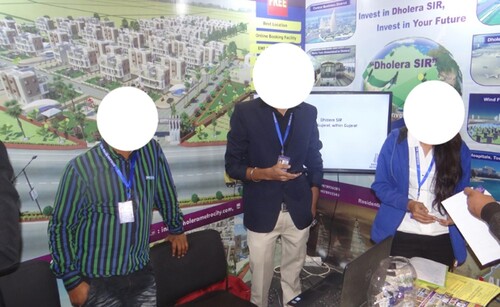 Figure 4. Smart Township’s stall at the Gujarat Patidar Summit. Source: Smart Township website.