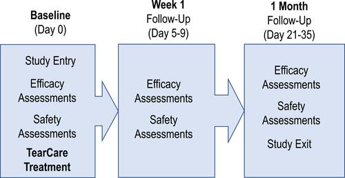 Figure 1 Schematic of the clinical study plan.